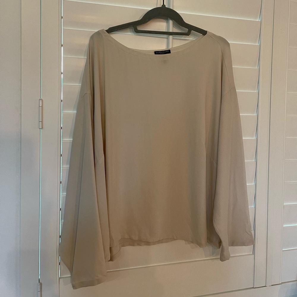 Eileen Fisher silk top 2X